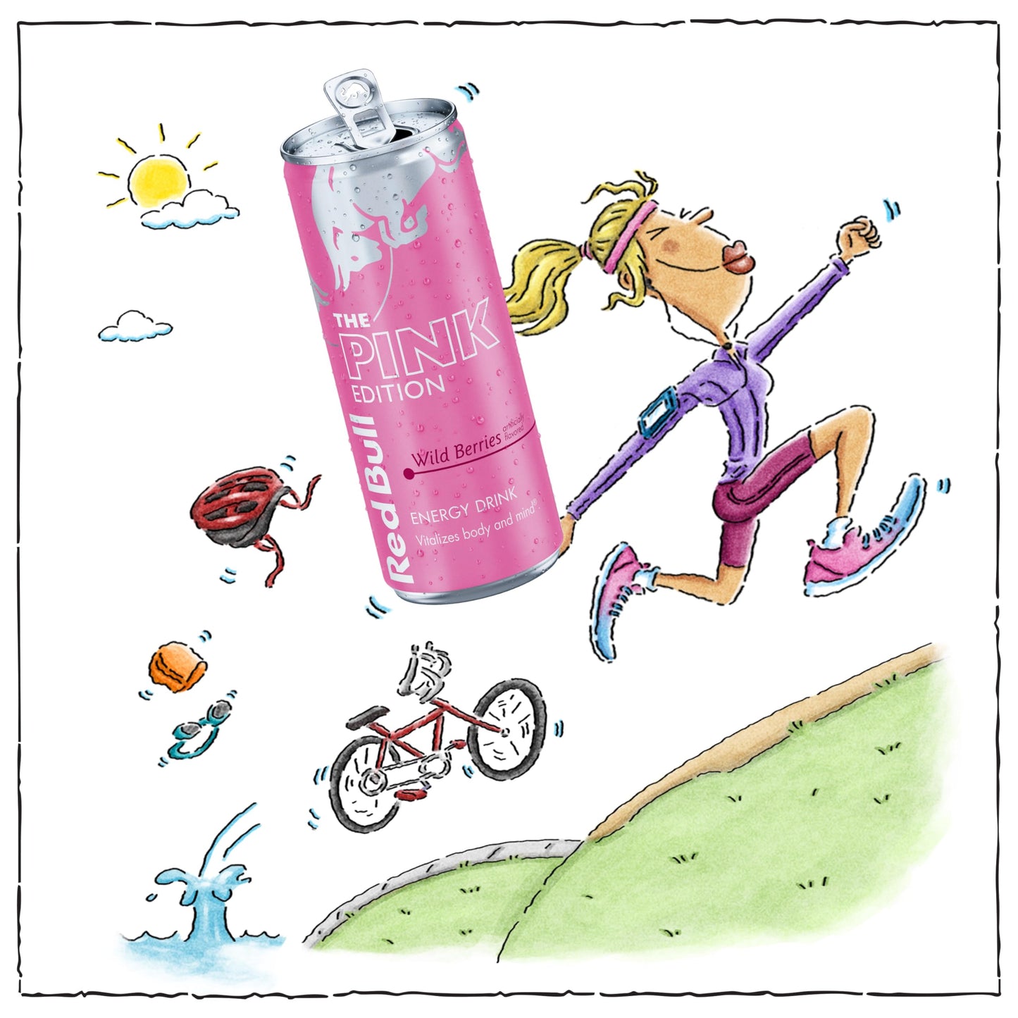 Red Bull Energy Drink, Pink Edition, 12 Fl Oz (Pack of 24)