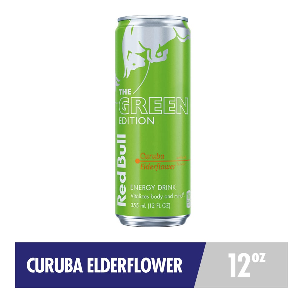 Red Bull Summer Edition (Curuba Elderflower) energy drink 12 fl oz can, 24 Pack