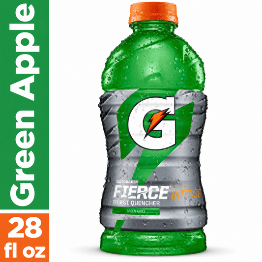 Gatorade, Sports Hydration Beverage, Green Apple, 28 Fl Oz (Pack of 15)