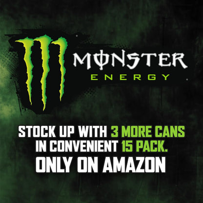 Monster Energy Drink, Green, Original, 16 Ounce | Pack of 15