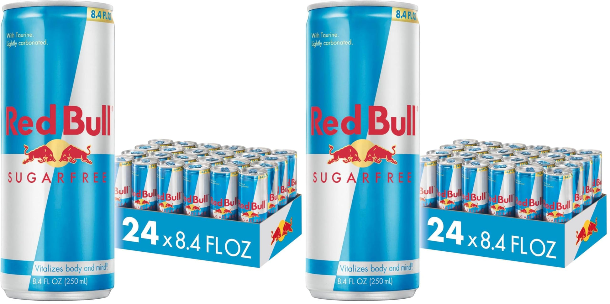 Red Bull Sugar Free Energy Drink with 151mg Caffeine plus Taurine & B Vitamins, 16 Fl Oz, Pack of 12 Cans