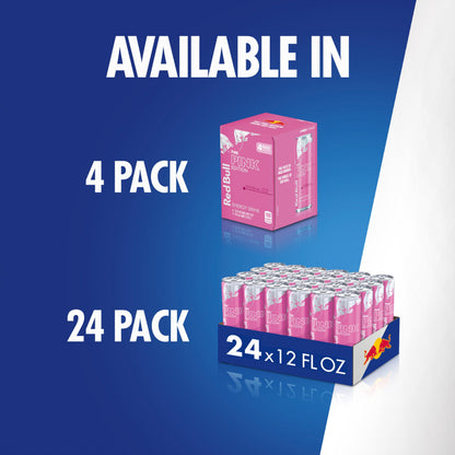 Red Bull Energy Drink, Pink Edition, 12 Fl Oz (Pack of 24)