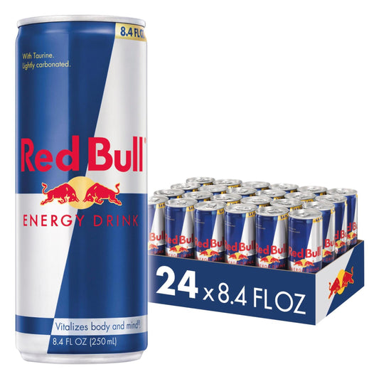 Red Bull Energy Drink, 8.4 Fl Oz (Pack of 24)