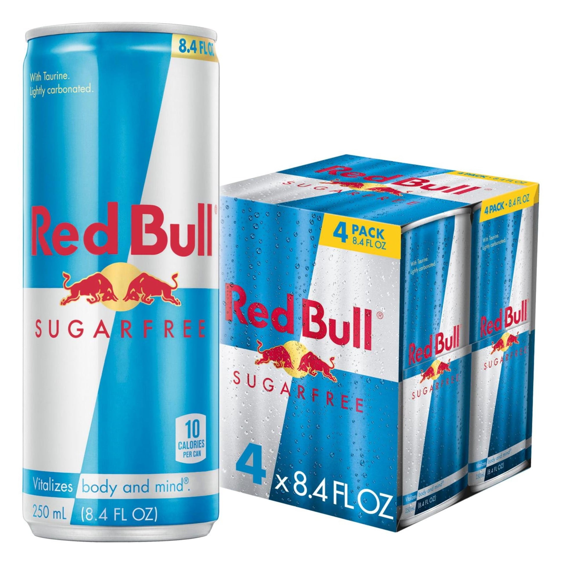 Red Bull Sugar Free Energy Drink with 151mg Caffeine plus Taurine & B Vitamins, 16 Fl Oz, Pack of 12 Cans