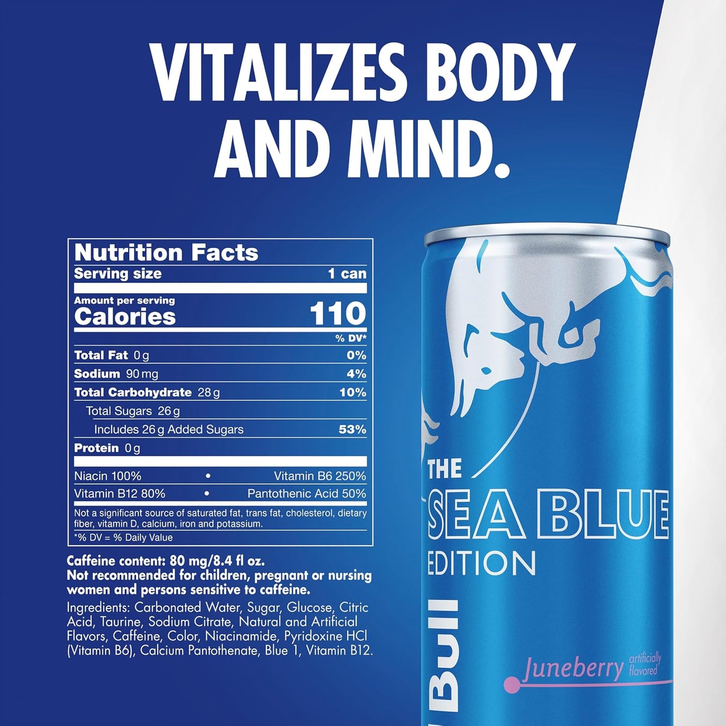 Red Bull Summer Edition Juneberry Energy Drink, 8.4 Fl Oz, 24 Cans