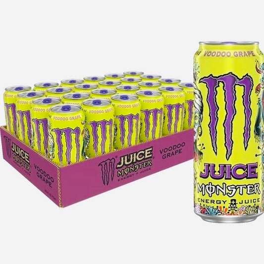 Monster Energy Drink, VooDoo Juiced, 16 Fl Oz (Pack of 24)