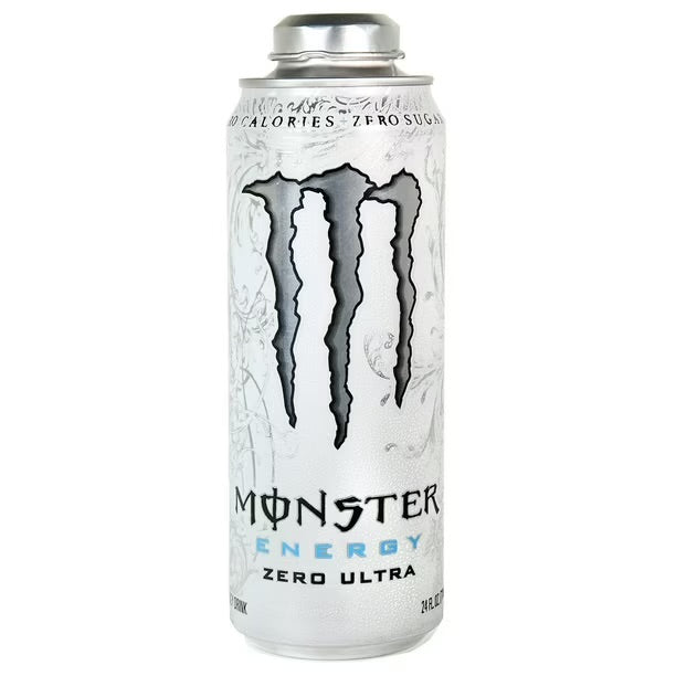 Monster Zero Ultra Megacan Energy Drink, 24 Fl Oz Can (Pack of 12)