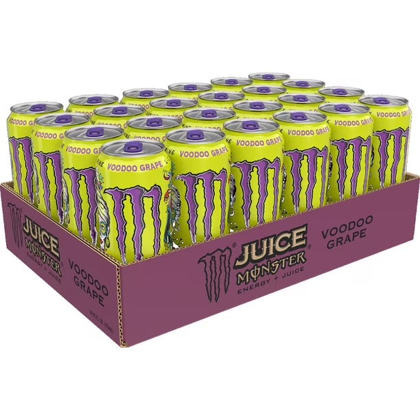 Monster Energy Drink, VooDoo Juiced, 16 Fl Oz (Pack of 24)