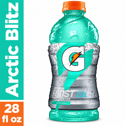 Gatorade, Sports Hydration Beverage, Arctic Blitz, 28 Fl Oz (Pack of 15)