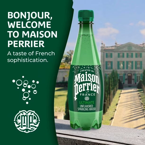 Maison Perrier Sparkling Water 16.9 Fl Oz Bottle (Pack of 24)