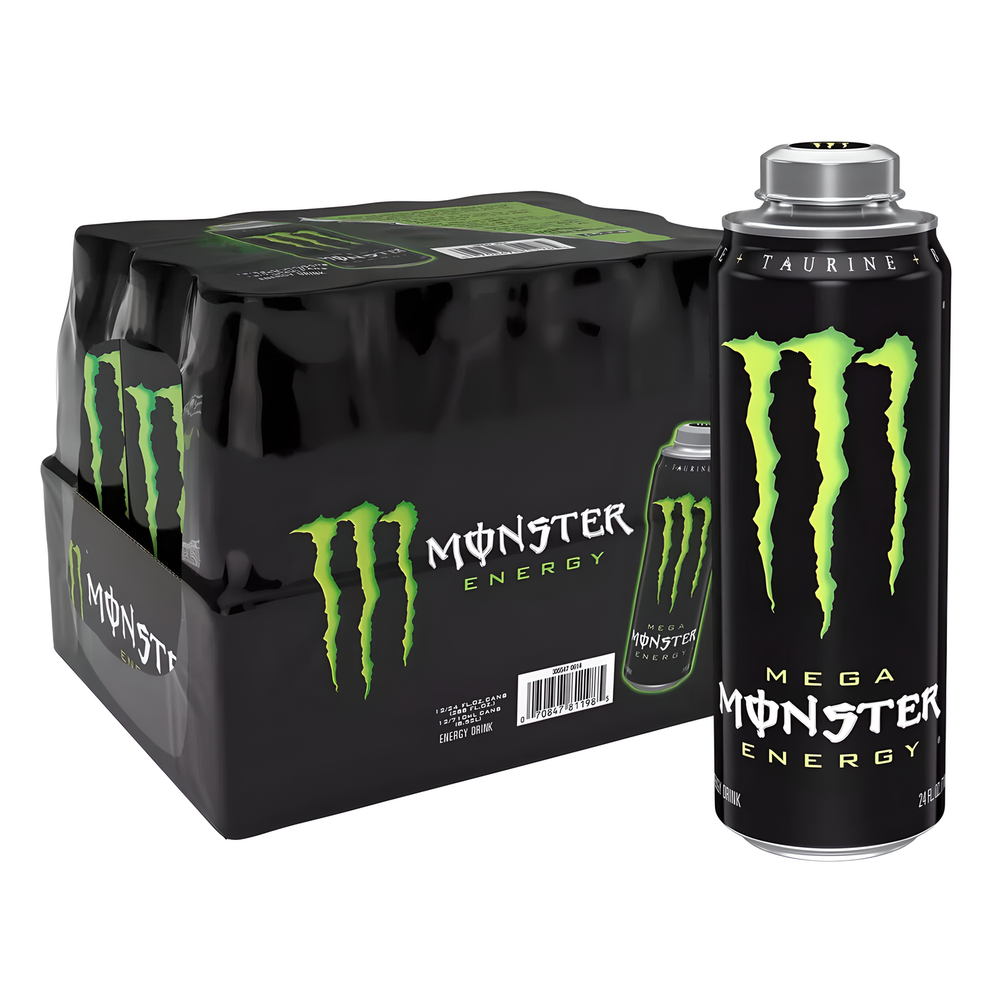 Monster Energy Drink, Regular 24 Fl Oz (Pack of 12)