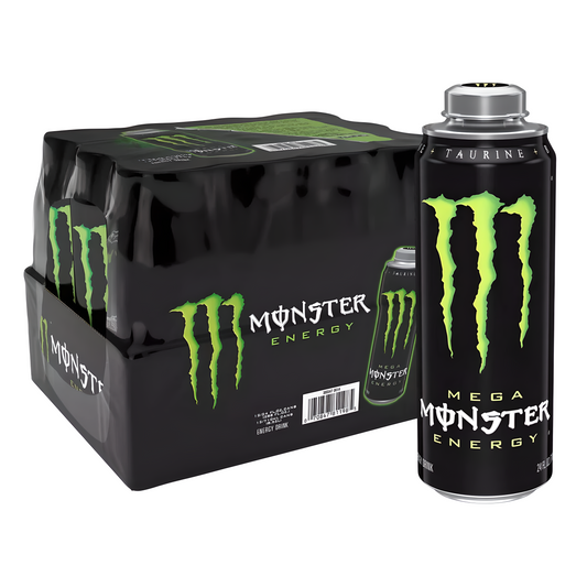 Monster Energy Drink, Regular 24 Fl Oz (Pack of 12)