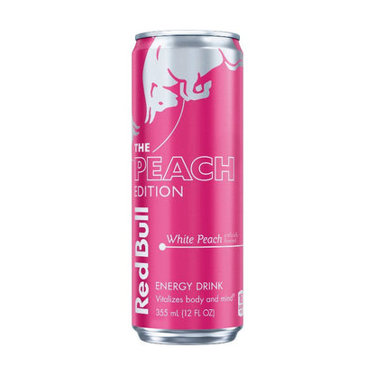Red Bull Peach Edition (Peach-Nectarine) energy drink 12 fl oz can, 12 Pack