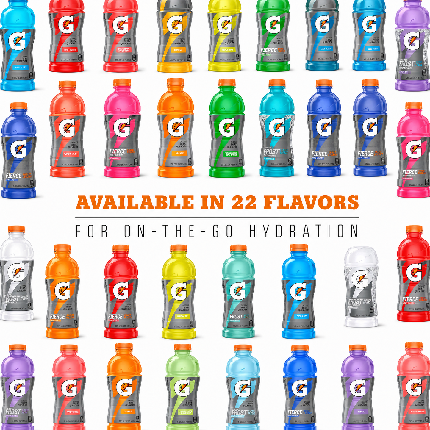 Gatorade Sports Hydration Drink, Glacier Cherry, 28 Fl Oz Bottle (Pack of 15) (Copy)
